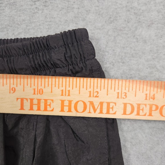 Vintage Nike Track Pants Youth Medium (8/10) Black Zipper Ankle Loose Y2K - Picture 8 of 11